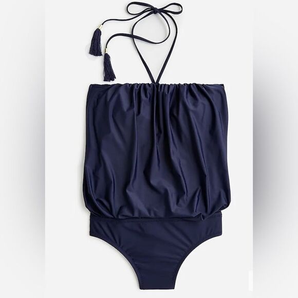 J.Crew Draped blouson one-piece NWT Size 14 - Picture 1 of 9